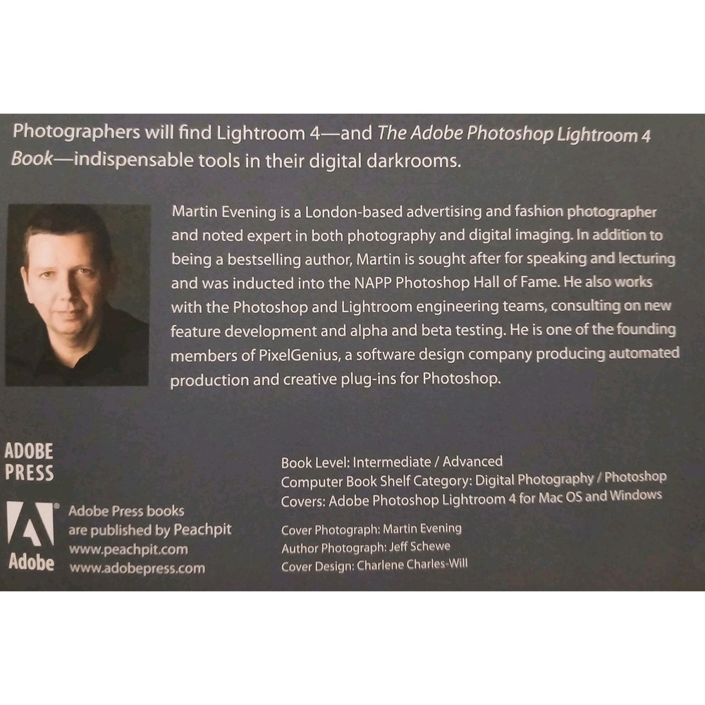 Adobe Photoshop Lightroom 4 Book Complete Guide - Photographers MSRP $54.99 #B37 - Picture 9 of 12